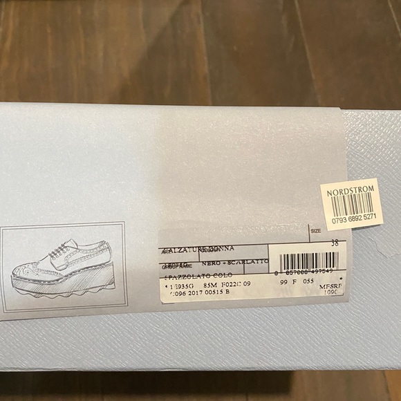 Prada platform lace up shoes - Picture 5 of 5